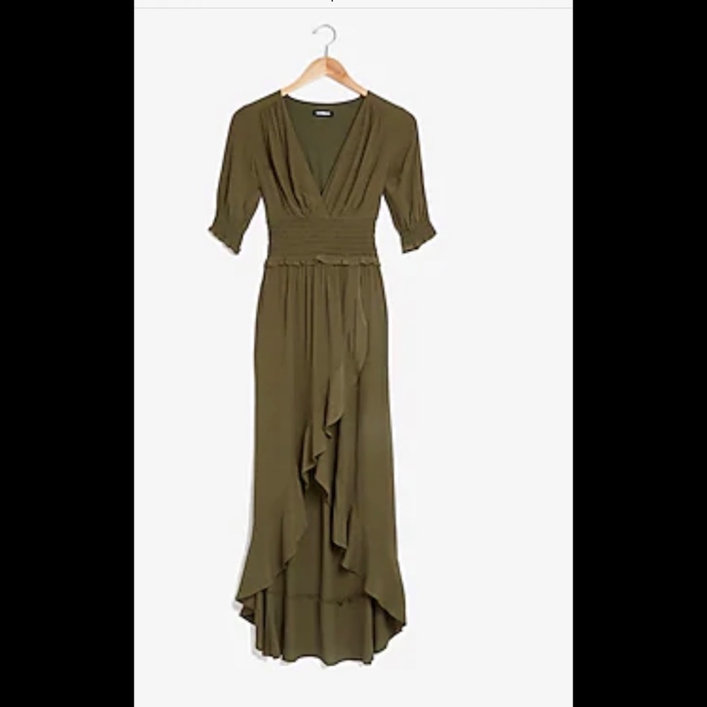 Smocked Waist Midi Dress